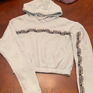 Cropped adidas hoodie